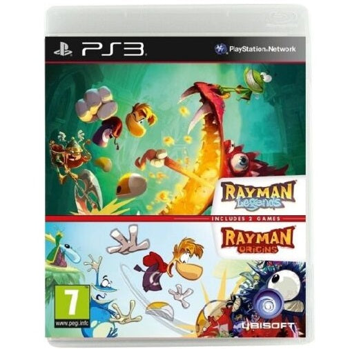 Rayman Legends + Rayman Origins (Bundle) 2 Videospiel Ps3 Neu Playstation 3