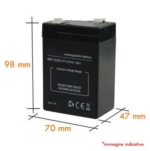 Trustech 2 X Bleigel Akku Akkumulator 6V 4Ah 4,5Ah Wiederaufladbar Auto Peg Perego