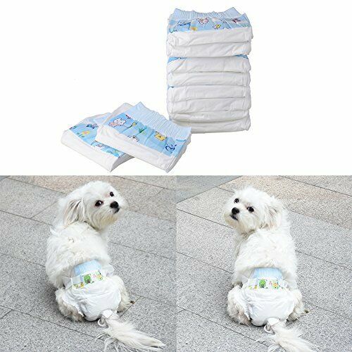 Pannolini Per Cane Polimeri Assorbenti Igienici Mutandina Ciclo Cani Gatti Tg-Xs