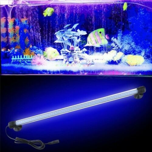 Barra Led Lampada Neon Per Acquario Impermeabile Immersione Luce BLU 60CM
