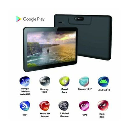 Tablet Majestic Schermo 10.1" 16Gb/2Gb 3G Android Wifi Bluetooth Google Play