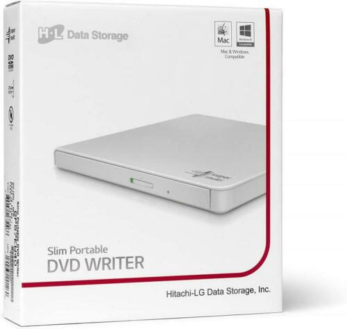 Externer LG/Hitachi Brenner Dual Layer USB DVD CD/RW PC GP57EW40