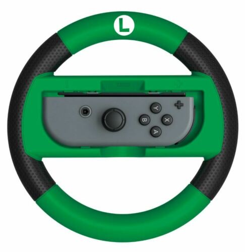 Hori Joy-Con Lenkrad Nintendo Switch Luigi Controller Auto Mario Kart 8 Grün