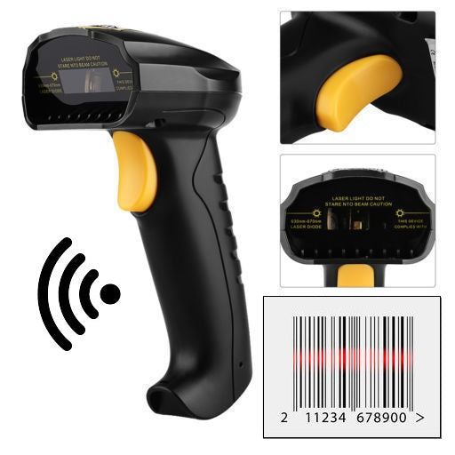Kabelloser Barcode-Scanner Laser-Pistole Barcode-Scanner WLAN