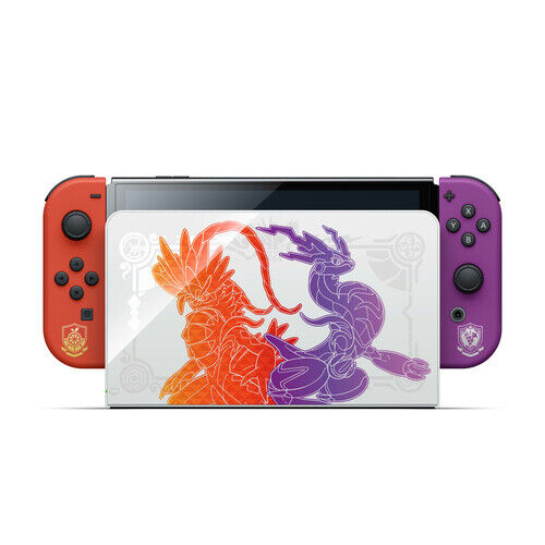 Nintendo Switch Konsole Oled Pokémon Karmesin und Purpur Limited Edition Neu Italienisch