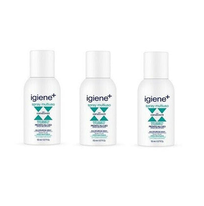 3 PZ IGIENE + SPRAY MULTIUSO DETERGENTE IGIENIZZANTE ALLA MENTA GEL 150ML IGIENE