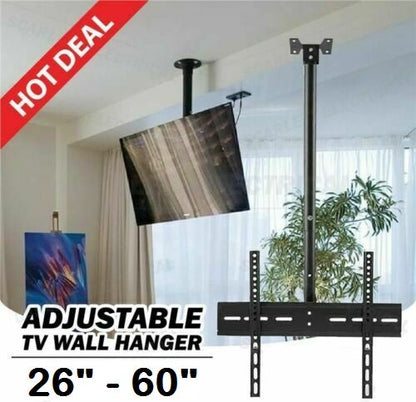 TV-Deckenhalterung mit verstellbarem Arm für LED-Fernseher 26"-32"-40"-55"-60"