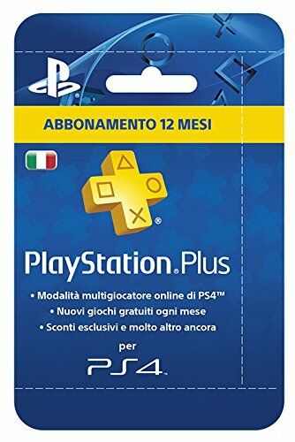 PLAYSTATION PLUS JAHRESABO CARD HANG FÜR 12 MONATE - 365 TAGE SONY PS4