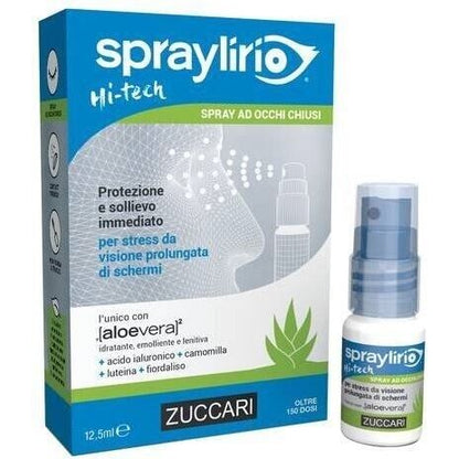 Zuccari Spraylirio Hi-Tech Aloe Augen-Spray Sensible Augen Stress Schutz Linderung