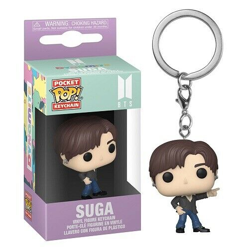 Funko Pop Schlüsselanhänger BTS Dynamite Suga Vinyl Schlüsselanhänger Actionfigur Figur