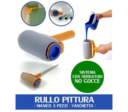 Farbroller Lackierwalze mit Antitropf-Reservoir Paint Runner Streichen