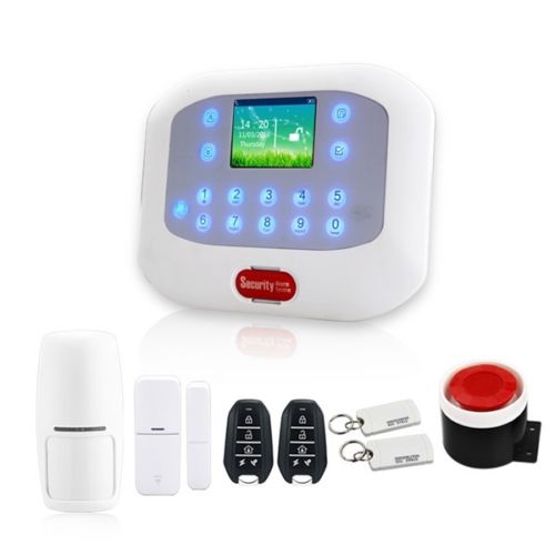 Alarmanlage für Zuhause, Touchscreen, GSM-PSTN-Kombinationsgerät, kabellos, über App steuerbar, 50A