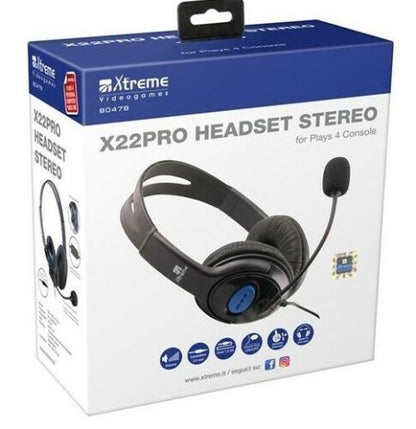 XTREME X22PRO GAMING-HEADSET PLAYSTATION 4 MIKROFON GAMING-KOPFHÖRER PS4 XBOX ONE PC