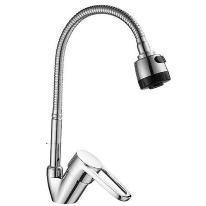 RUBINETTO MISCELATORE CROMATO CASA CUCINA LAVABO LAVANDINO KIT MONTAGGIO 8565W