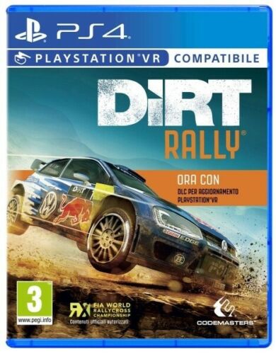 Dirt Rally VR Upgrade PS4 Videospiel Italienisch Rennspiel Playstation 4 Neu