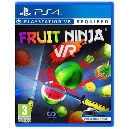 Fruit Ninja VR Edition PS4 Videospiel Playstation 4 Früchte Spiel Italienisch Neu