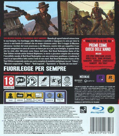 Red Dead Redemption Goty Edition PS3 Videospiel PlayStation 3 Spiel Italienisch