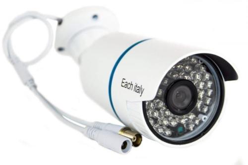 Telecamera AHD Bullet Infrarossi 48 Led 6mm Esterno 4 Mp 1080P Videosorveglianza