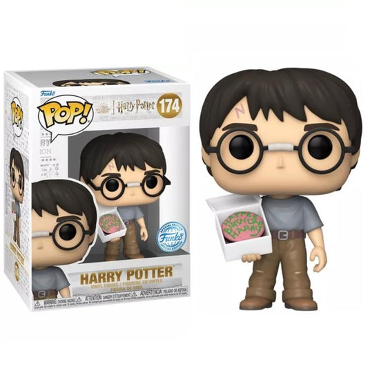 Funko Pop! Harry Potter (174) - Harry mit Geburtstagstorte Special Edition