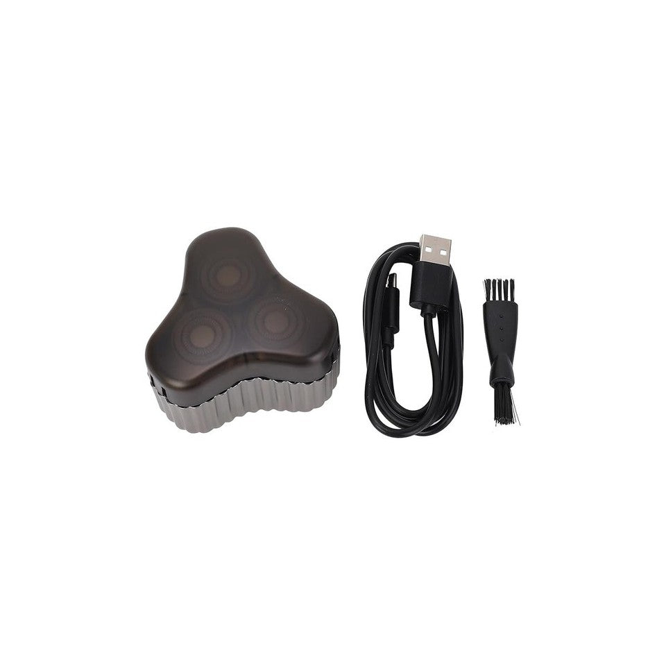 MINI RASOIO ELETTRICO RICARICABILE BARBA USB PORTATILE UOMO TESTINA SK-371