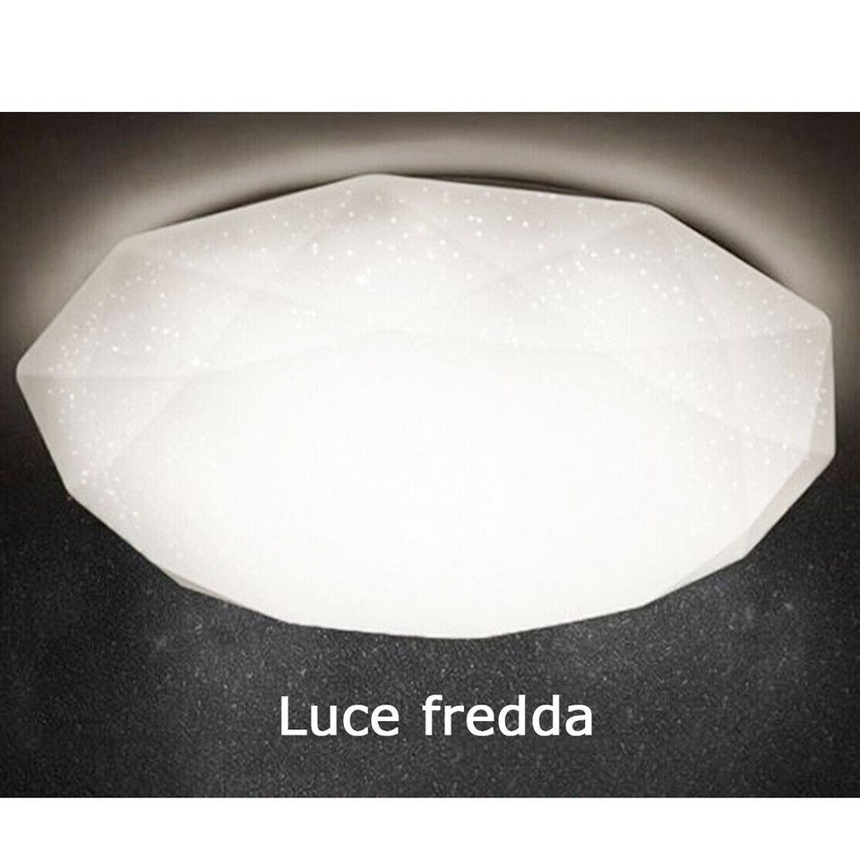 PLAFONIERA LED 55W LUCE FREDDA DIAMANTE EFFETTO CIELO STELLATO APPLIQUE BTL-803