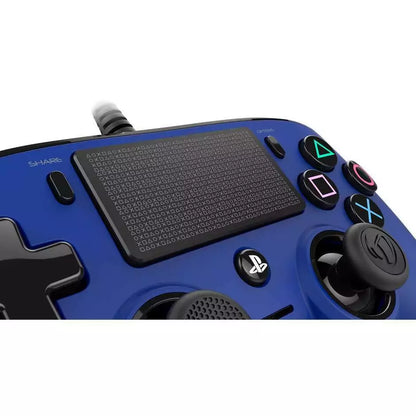 Nacon Controller Wired Pad Playstation 4 PS4/PC Blaues kabelgebundenes USB-Joypad (Blau)