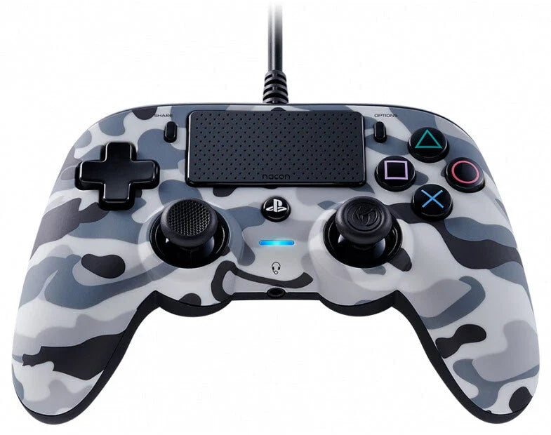 Nacon Controller Wired Pad Playstation 4 Ps4/Pc Joypad Cablato Usb (Camo Grey)