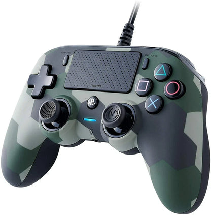 Nacon Controller Wired Pad Playstation 4 PS4/PC USB Kabel-Joypad (Grün Camo)