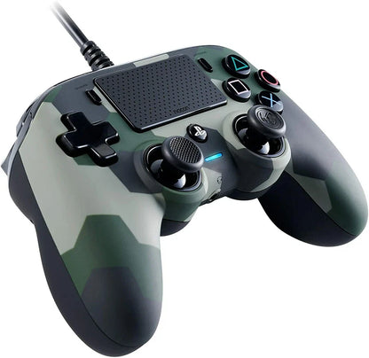 Nacon Controller Wired Pad Playstation 4 PS4/PC USB Kabel-Joypad (Grün Camo)
