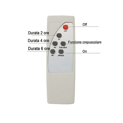 FARO LAMPIONE STRADALE PANNELLO SOLARE PALO TELECOMANDO SENSORE MOVIMENTO 1200W