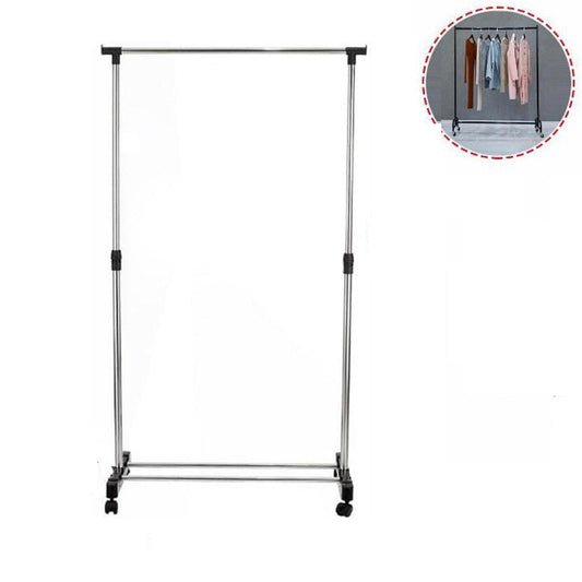 STAND APPENDIABITI ALLUNGABILE TELESCOPICO SINGOLO RUOTE 80x42x155CM 69064