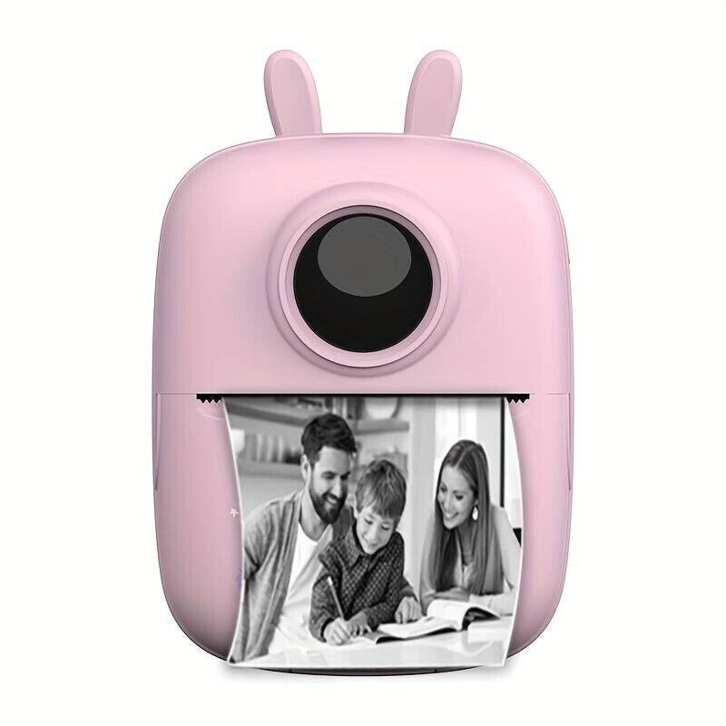 MINI STAMPANTE PORTATILE STAMPA DA smartphon FOTO VIDEO TESTO ROSA BLUETOOTH