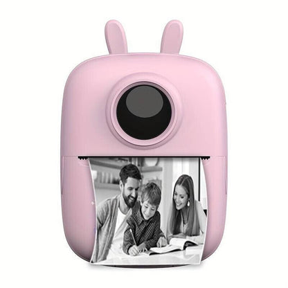 MINI STAMPANTE PORTATILE STAMPA DA smartphon FOTO VIDEO TESTO ROSA BLUETOOTH