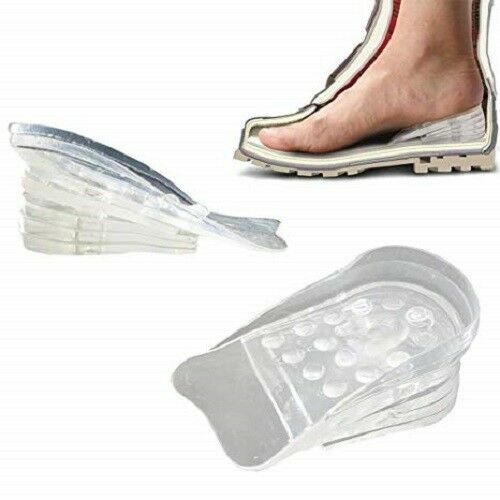 ALZATACCO SILICONE SOLETTA PLANTARE 3.5 CM INVISIBILE ALZA TACCO ALTEZZA SCARPE