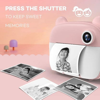FOTOCAMERA STAMPA ISTANTANEA BAMBINI FOTO TERMICA MACCHINA FOTOGRAFICA DIGITALE