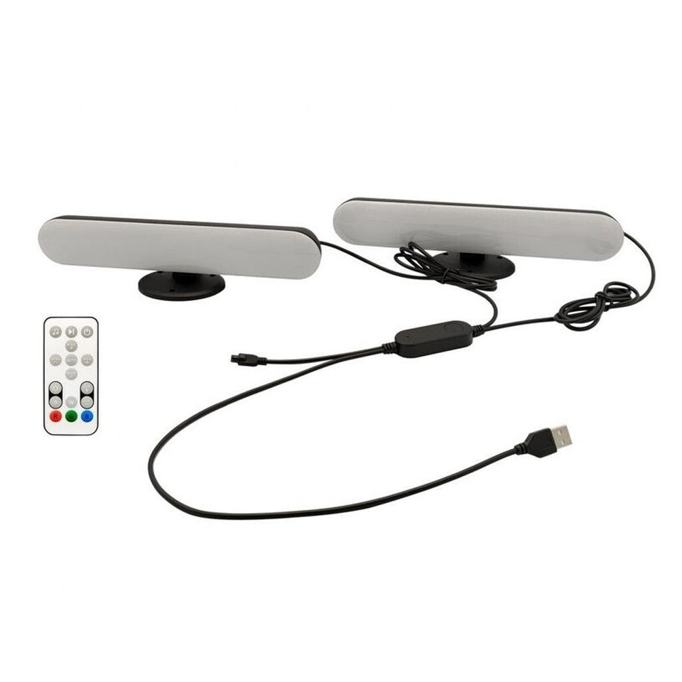 LAMPADA ATMOSFERA LUCE LED RGB DA GIOCO BARRA PC TV CAMERA SMART AMBIENTE CASA