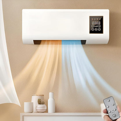 TERMOVENTILATORE RISCALDATORE RINFRESCATORE PORTATILE DA PARETE VENTILATORE