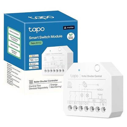 Tapo S112 Relè Interruttore Smart WiFi Bluetooth 2 Canali 6A Energia