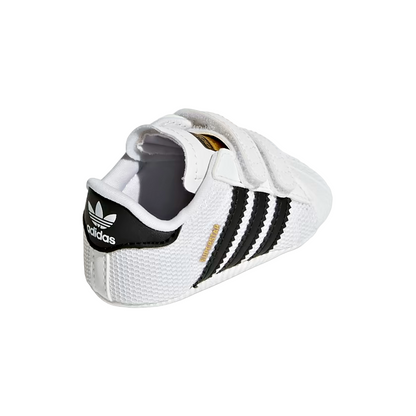Adidas Original scarpetta da culla Superstar Crib S79916 bianco nero