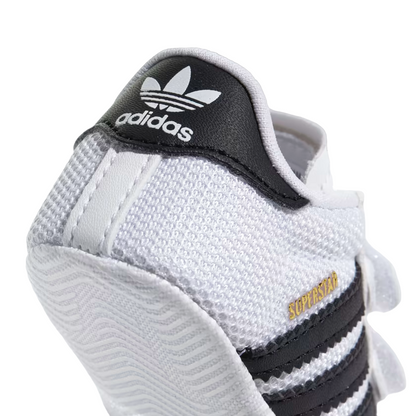 Adidas Original scarpetta da culla Superstar Crib S79916 bianco nero
