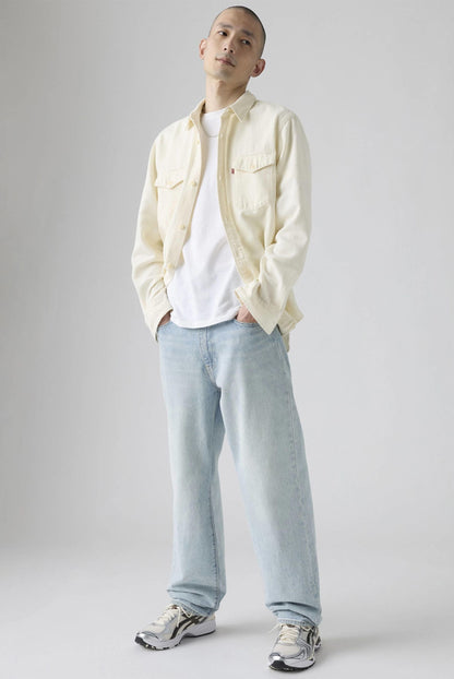 Levi's uomo Jeans 568™ Loose Straight 90370062 Baby Blue Essentials-Blu