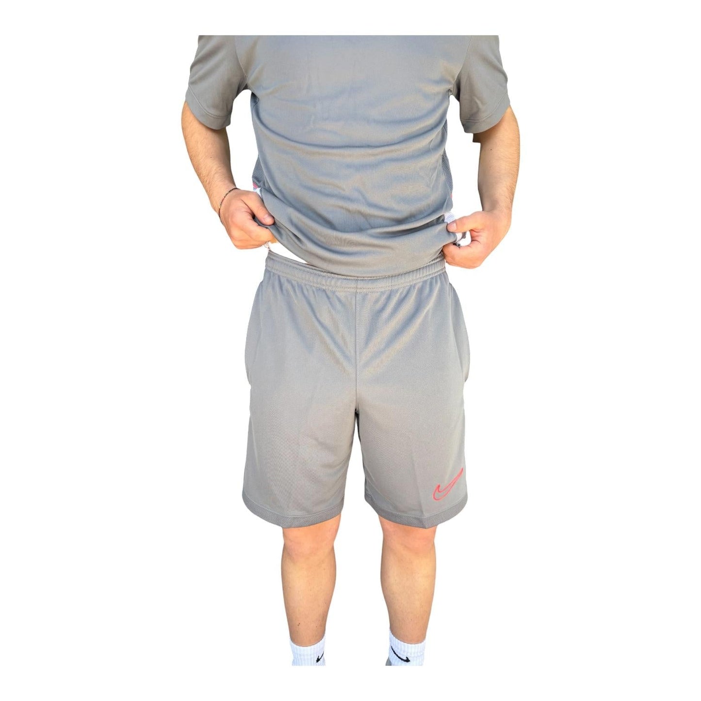Nike Pantaloncino Academy Uomo Grigio - IF1448-013