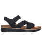 Skechers Lifted Comfort 163252/BLK Black – Women's Vegan Memory Foam Sandals