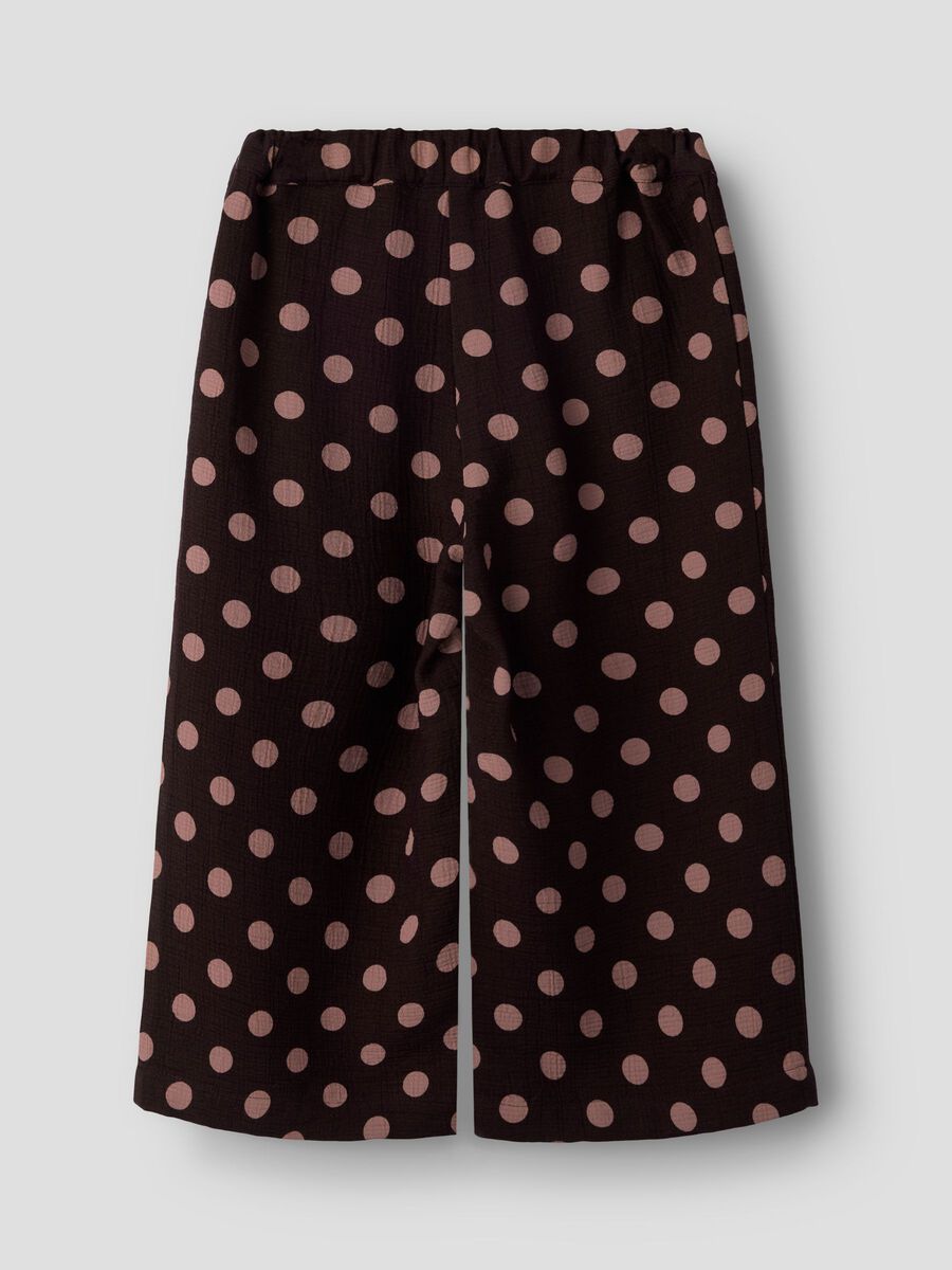 name it pantalone da bimba  NMFNINA WIDE 13259466 marrone