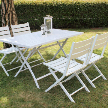 Klapptisch Aluminium Alabama 70 x 130