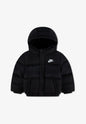 Nike Giubbino Puffer Sportswear Logo Mixed con Cappuccio per Bambino 86N976-023 nero