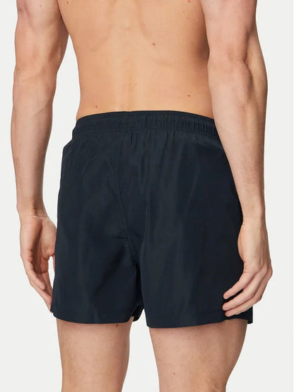 EA7 Emporio Armani Costume Boxer Uomo Nero Argento Logo - 7M001677 AF13019 MC026