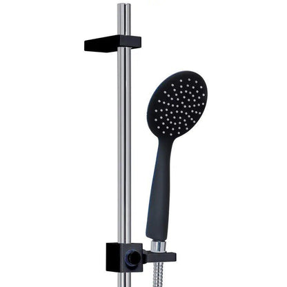 Saliscendi cromato nero  linea Tendence di Gedy con portasapone