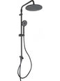 Hades Slide Rail with Shower Head and Hand Shower, 3-Spray, Matte Black, Hades Model, Metaform
