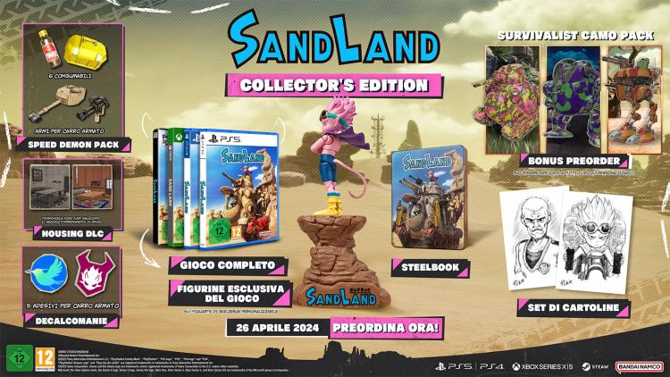 Sand Land Collector's Edition PS5 Italienisch PlayStation 5 Sammlerstück Neu